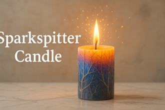Sparkspitter Candle