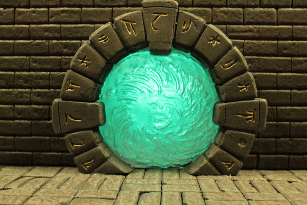 magic portal techno portal in wall
