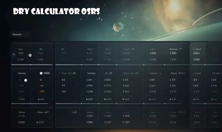 Dry Calculator OSRS